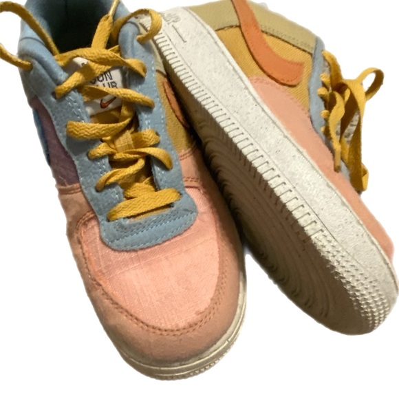 Nike Air Force Nature‎ Sun Club Multicolor Sneakers 4 Youth - Picture 4 of 10